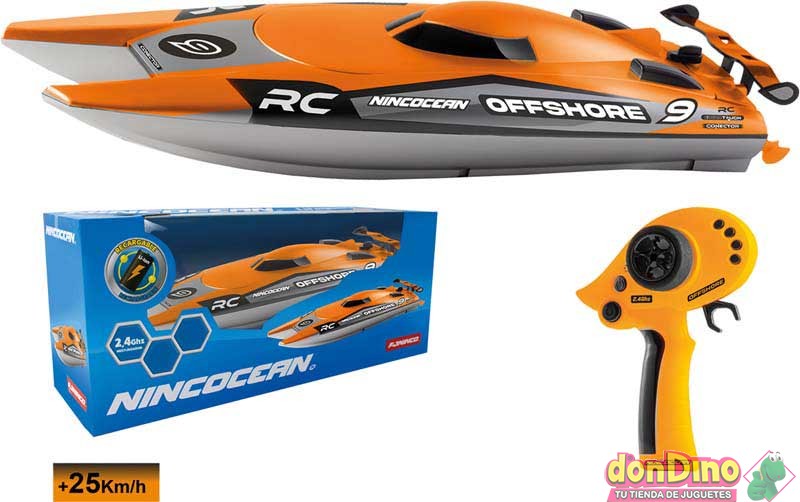Lancha offshore r/control 25km/h Juguetes donDino