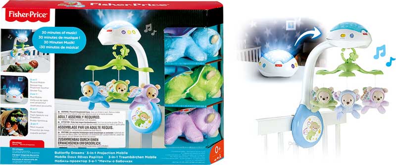 Movil Musical Para Cuna Fisher Price Movil Musical Movil De Cuna - Main Image